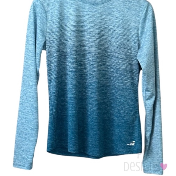 bcg Activewear Top Long Sleeve Green Ombre - Picture 3 of 6